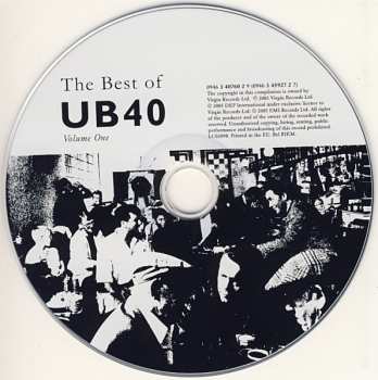 2CD UB40: The Best Of UB40 - Volumes 1 & 2
