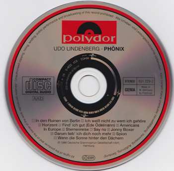 5CD/Caja Udo Lindenberg: 5 Original Albums