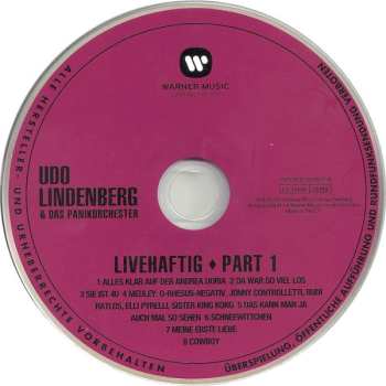 5CD/Caja Udo Lindenberg: Original Album Series Vol. 3 - Live & Rare