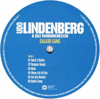 LP Udo Lindenberg Und Das Panikorchester: Galaxo Gang