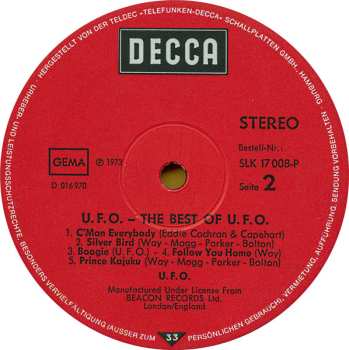 LP UFO: The Best Of UFO