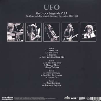 2LP UFO: Rockpalast:  Hardrock Legends Vol.1 CLR