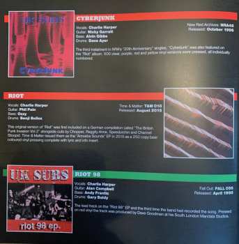 4EP UK Subs: U.K. Subs 1977 - 2017 40 Years Of U.K. Subs Singles CLR