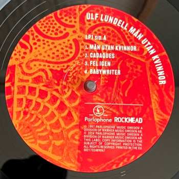 LP Ulf Lundell: Män utan kvinnor 