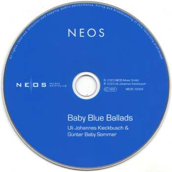 CD Günter Sommer: Baby Blue Ballads