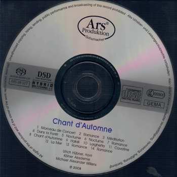 SACD Kölner Akademie: Chant D'Automne: Französische Hornmusik
