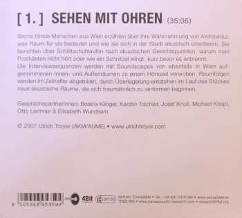 CD Ulrich Troyer: Sehen Mit Ohren