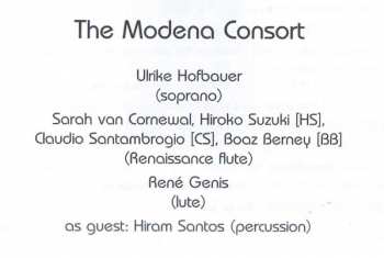 CD Ulrike Hofbauer: Frottole - Songs From The Courts Of Renaissance Italy