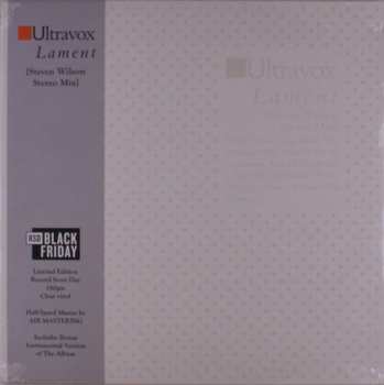 2LP Ultravox: Lament (Steven Wilson Stereo Mix) CLR | LTD