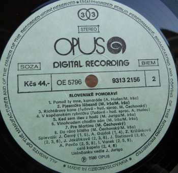 LP Anton Gajdoš: Slovenské Pomoraví