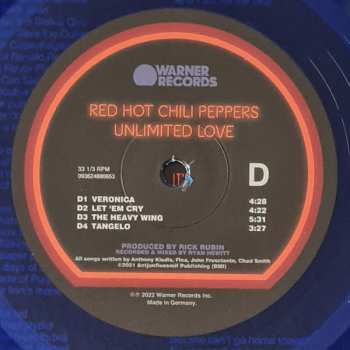 2LP Red Hot Chili Peppers: Unlimited Love LTD | CLR