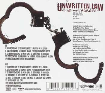 CD/DVD Unwritten Law: Live And Lawless DIGI