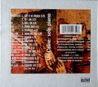 CD Uri Caine: Solitaire