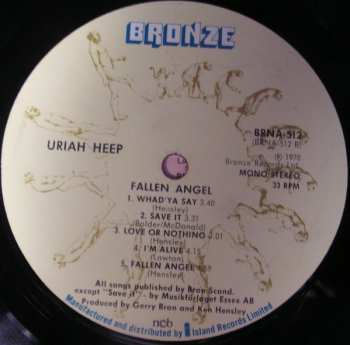 LP Uriah Heep: Fallen Angel