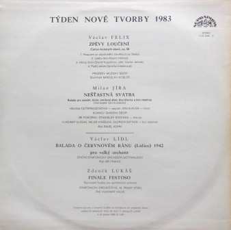 LP Zdeněk Lukáš: Týden Nové Tvorby 1983