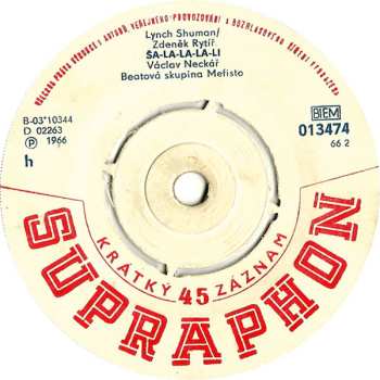 SP Václav Neckář: Ša-La-La-La-Li / Stříbrná Flétna