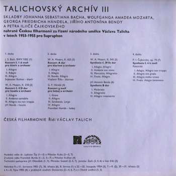 4LP/Caja Johann Sebastian Bach: Talichovský Archiv III. (4xLP + BOX + BOOKLET)
