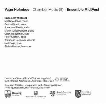 CD Vagn Holmboe: Chamber Music (II)