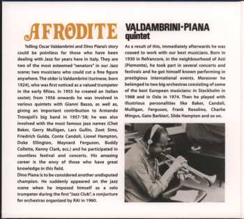 CD Valdambrini-Piana Quintet: Afrodite DIGI