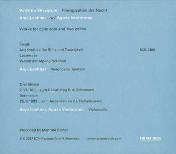 CD Anja Lechner: Hieroglyphen Der Nacht