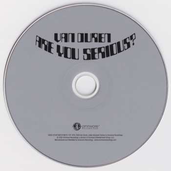 CD Van Duren: Are You Serious? DIGI