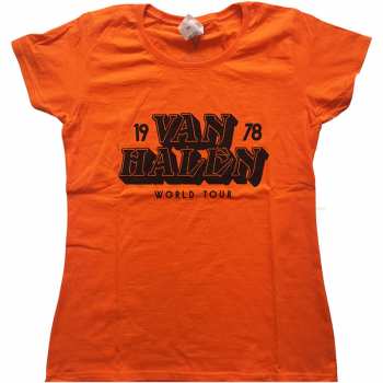 Merch Van Halen: Mujeres Tee World Tour '78 