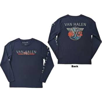 Mercancía Van Halen: Van Halen Unisex Long Sleeve T-shirt: 84 Tour (back & Sleeve Print) (small) S