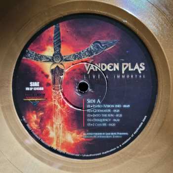 2LP Vanden Plas: Live & Immortal CLR | LTD