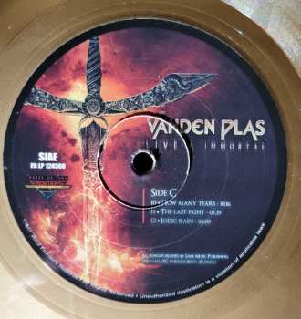 2LP Vanden Plas: Live & Immortal CLR | LTD