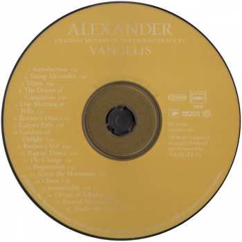 CD Vangelis: Alexander (Original Motion Picture Soundtrack)