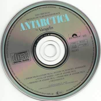 CD Vangelis: Antarctica (Music From Koreyoshi Kurahara's Film) = 南極物語