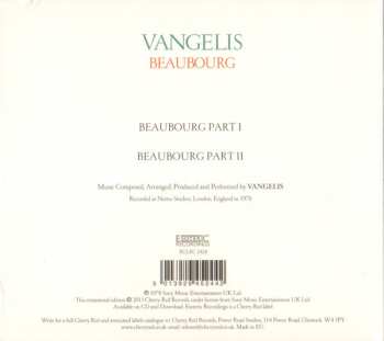 CD Vangelis: Beaubourg