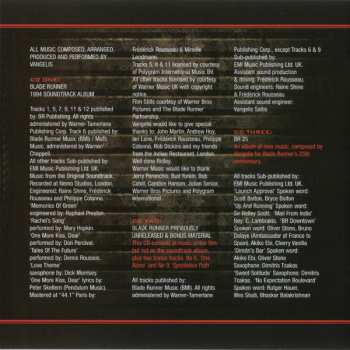 3CD Vangelis: Blade Runner (Blade Runner Trilogy)