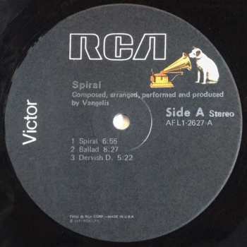 LP Vangelis: Spiral