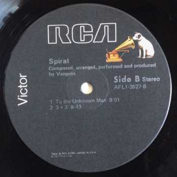 LP Vangelis: Spiral