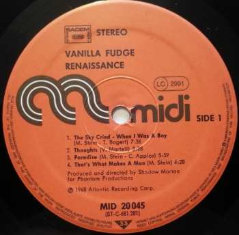 LP Vanilla Fudge: Renaissance