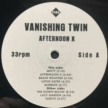 LP Vanishing Twin: Afternoon X