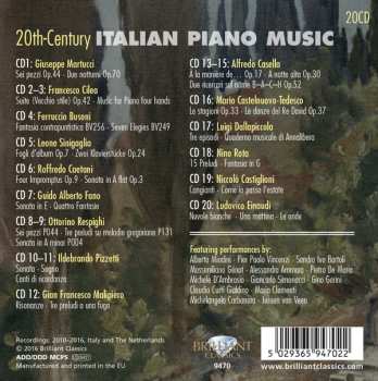 20CD/Caja Various: 20th-Century Italian Piano Music