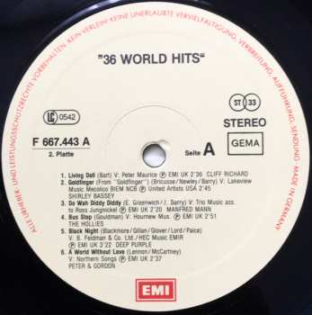 3LP/Caja Various: 36 World Hits