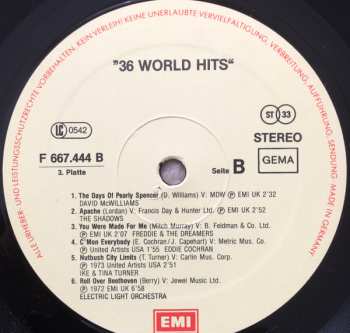 3LP/Caja Various: 36 World Hits