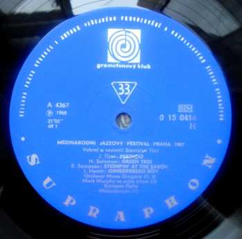 LP Various: Mezinárodní Jazzový Festival Praha 1967