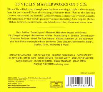 3CD Various: 50 Violin Masterworks