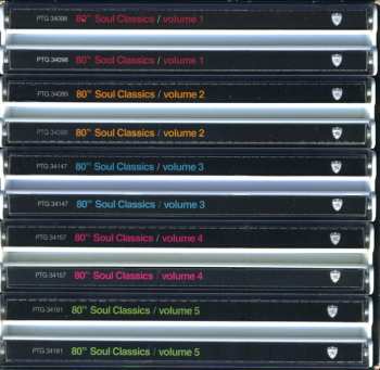 10CD/Caja Various: 80's Soul Classics Box Set