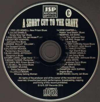 4CD/Caja Various: A Short Cut To The Grave (Gin, Justice, Jail & Judgement 1924-1942)
