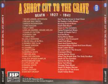 4CD/Caja Various: A Short Cut To The Grave (Gin, Justice, Jail & Judgement 1924-1942)