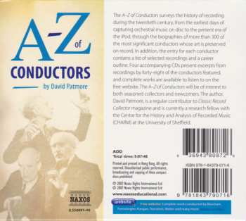 4CD/Caja Various: A-Z Of Conductors By David Patmore