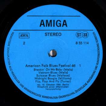 LP Various: American Folk Blues Festival 66 (1)