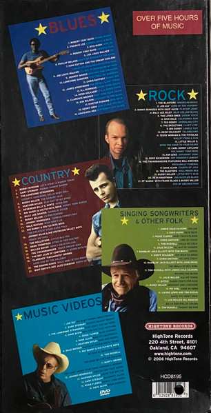 4CD/DVD/Caja Various: American Music: The Hightone Records Story