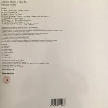 2LP Various: Apparel Music B-Day 10