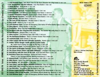 5CD/DVD/Caja Various: Atomic Platters: Cold War Music From The Golden Age Of Homeland Security